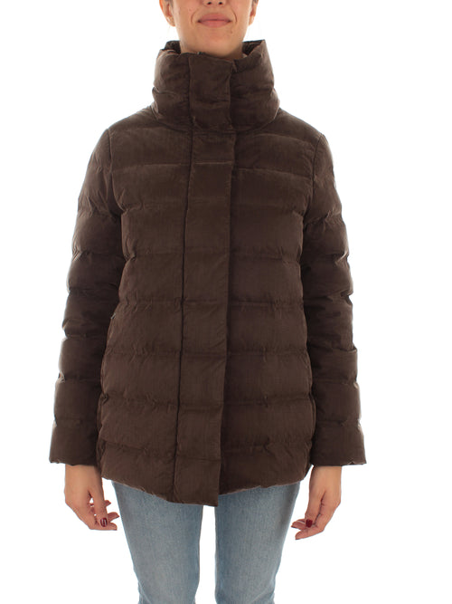 RRD Roberto Ricci Designs Cupro Tubic piumino da donna marrone