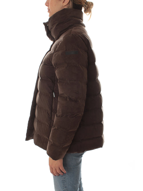 RRD Roberto Ricci Designs Cupro Tubic piumino da donna marrone