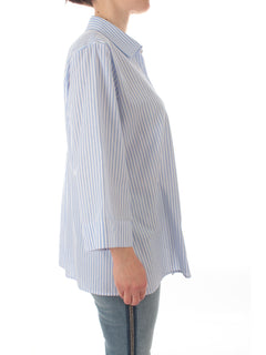 Marina Rinaldi Sport KHAT camicia a righe da donna bianco/azzurro