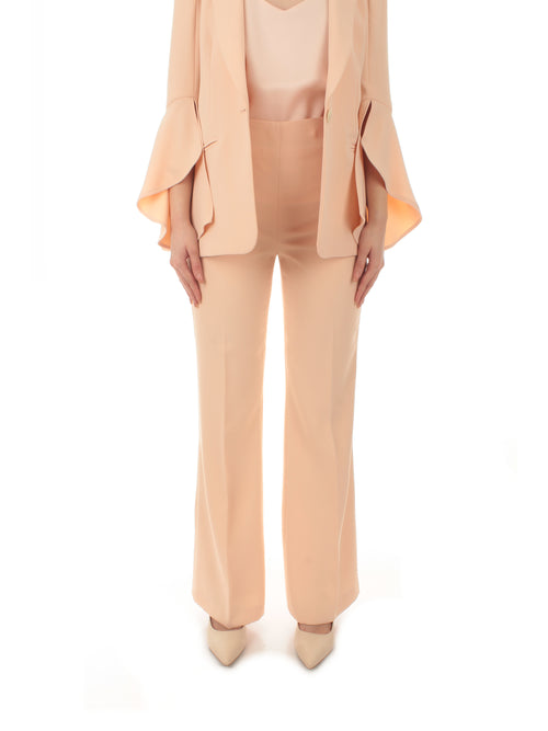 Twinset pantalone svasato da donna cupcake pink