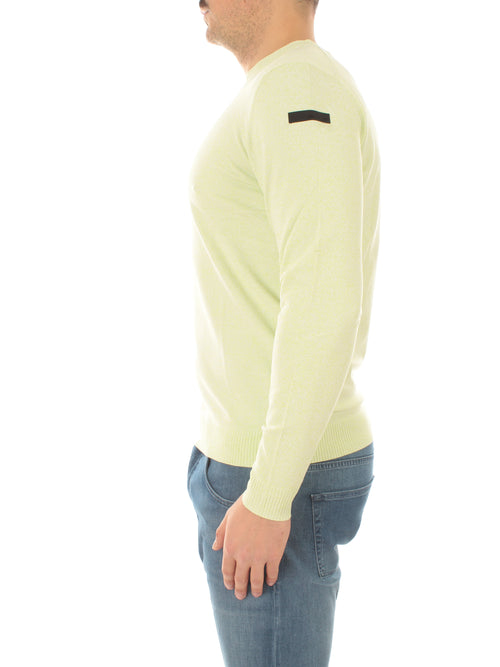 RRD-Roberto Ricci Designs IKI ROUND KNIT maglia da uomo latte e menta