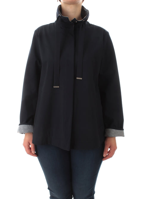 Persona By Marina Rinaldi TECNICA impermeabile da donna blu/grigio